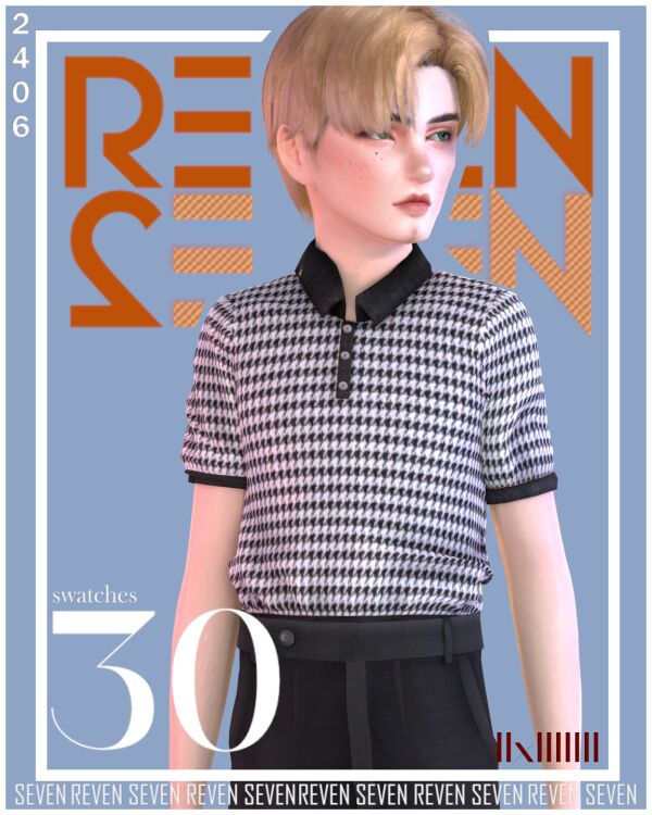 Classic Polo Shirt for Kids Sims 4 CC