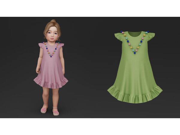 Chloe Dress By Talarian Sims 4 CC