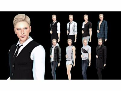 Chris By Ghostlias Sims 4 CC