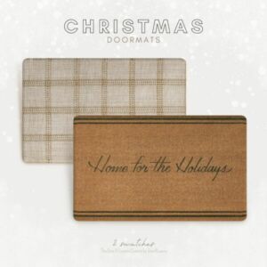 Christmas 2023 – Doormats By Sims4Luxury Sims 4 CC