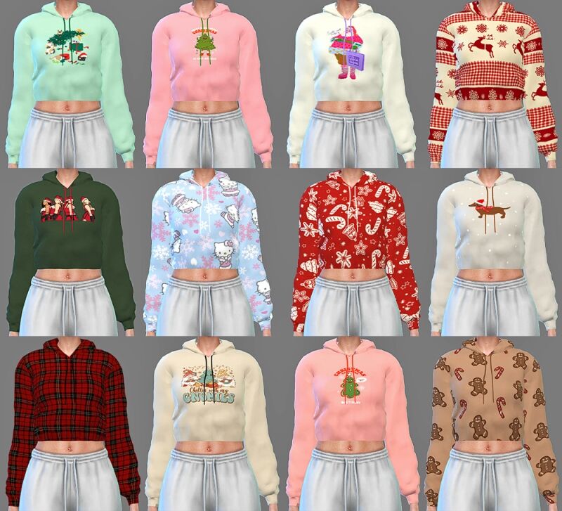 sims 4 cc christmas hoodies 4