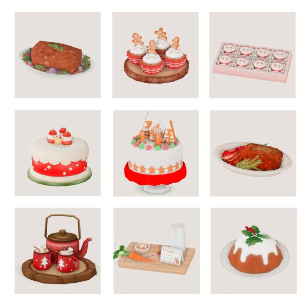 Christmas Recipe Recommendations Sims 4 CC