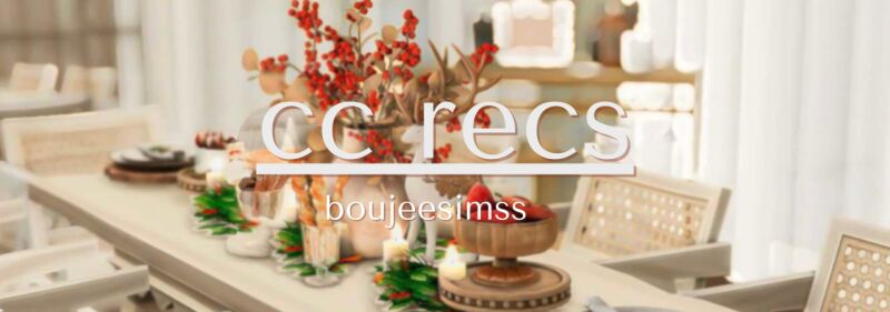 sims 4 cc christmas recipe recommendations by boujeesimss 2