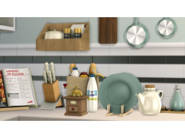 Clutter In The Kitchen Sims 4 CC