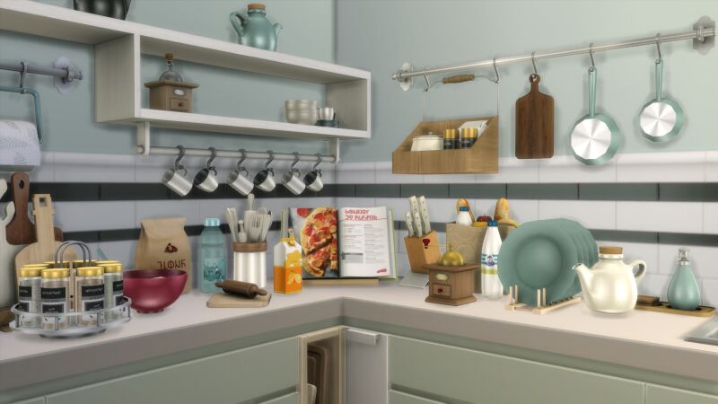 sims 4 cc clutter in the kitchen by kardofe 3