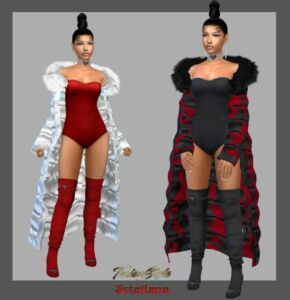 Fabulous Fur Coat by Fusionstyle Sims 4 CC