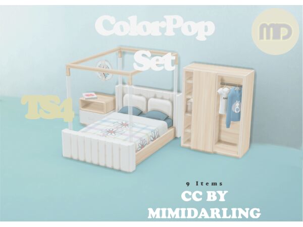 Colorpop SET By Mimidarling Sims 4 CC