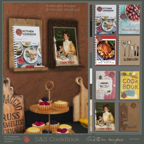 Cookbook S&S 8.11 By Somik_Severinka Sims 4 CC