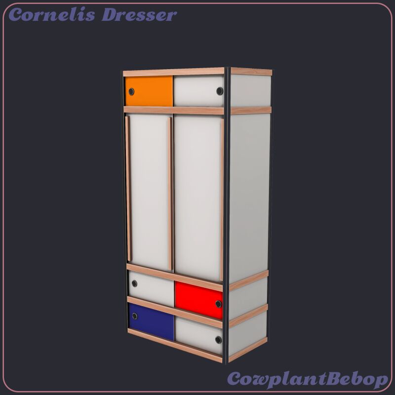 sims 4 cc cornelis dresser 2