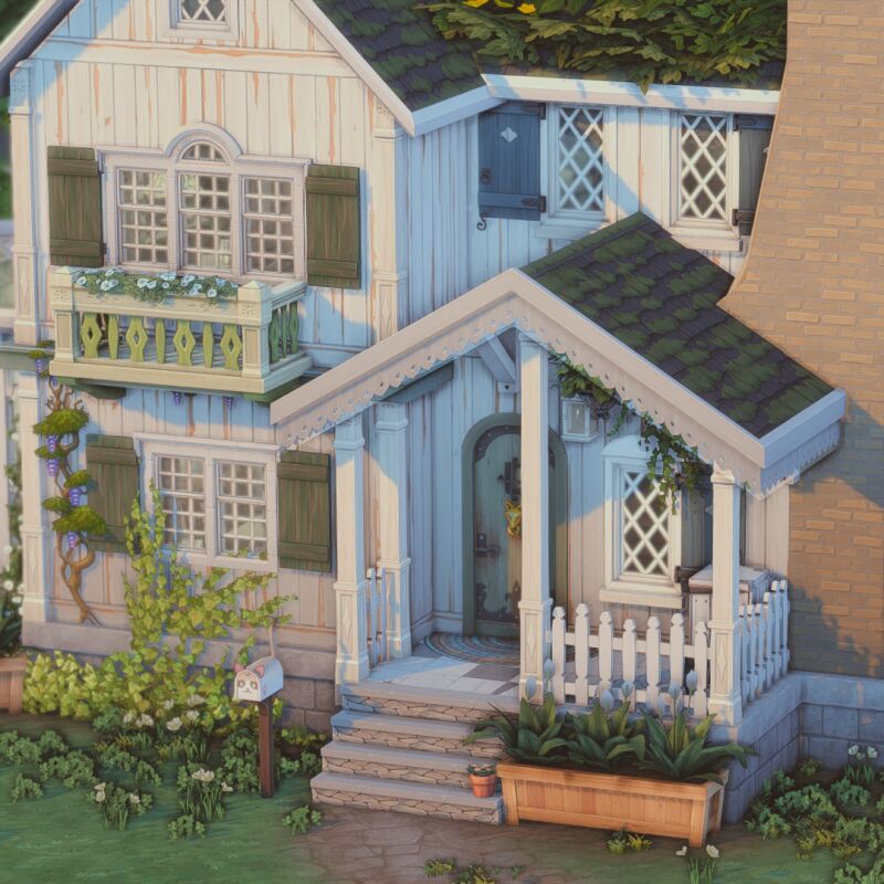 sims 4 cc cottagecore house by lollisimsi 3