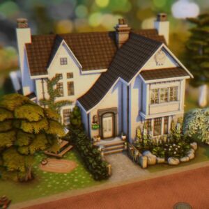 Charming Country Family House Sims 4 CC