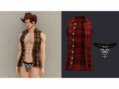 Cowboy Sexy – SET By Beto Sims 4 CC