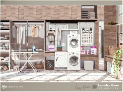 Cozy Laundry Room Sims 4 CC