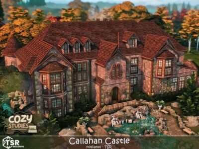 Cozy Studies – Callahan Castle Sims 4 CC