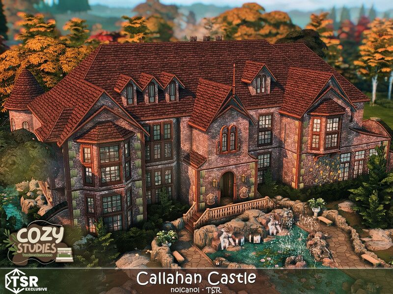 Cozy Studies – Callahan Castle Sims 4 CC