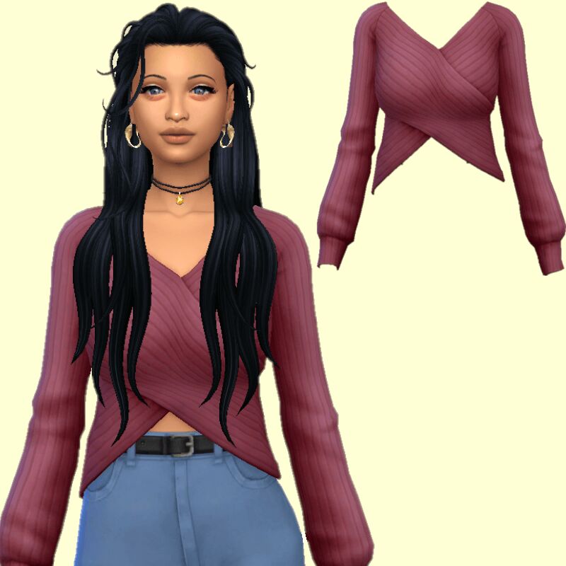 sims 4 cc cris cross sweater by ecstatic payne79 2