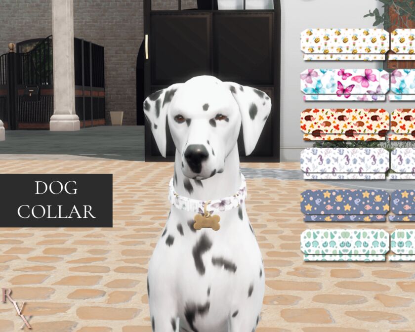 Cute Dog Collars Sims 4 CC