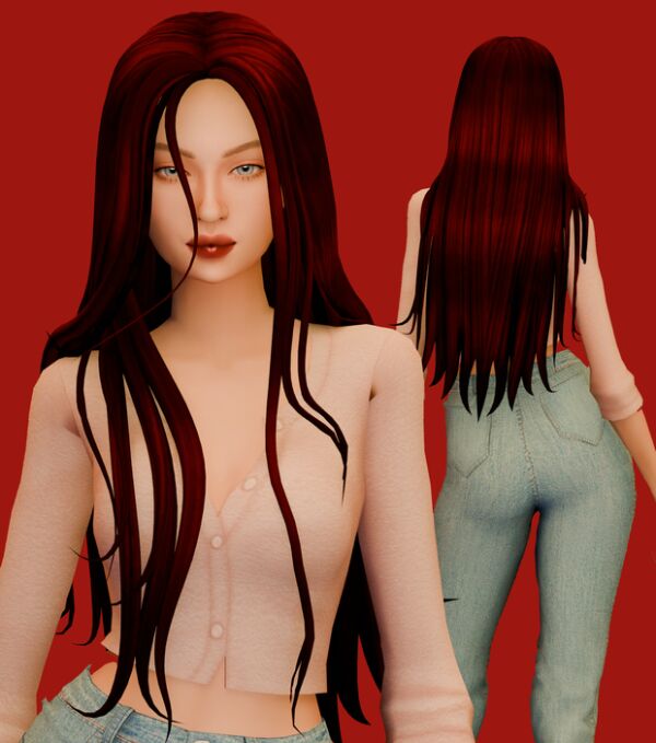 Danny Hair for Females by Snootysims Sims 4 CC