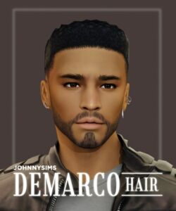 Demarco Hair by Johnnysims Sims 4 CC