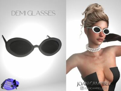 Demi Glasses by Joan Campbell Beauty Sims 4 CC