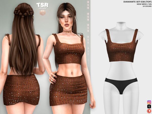 sims 4 cc diamante set 538 skirt bd1388 by busra tr 2