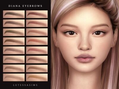 Diana Eyebrows Sims 4 CC