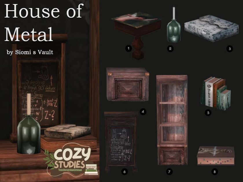 House of Metal Set Now Available! Sims 4 CC