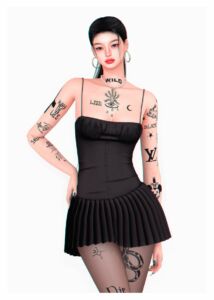 🖤 Supersonic Dress Download 🖤 Sims 4 CC