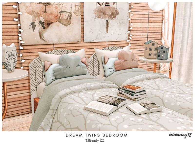 sims 4 cc dream twins bedroom 3