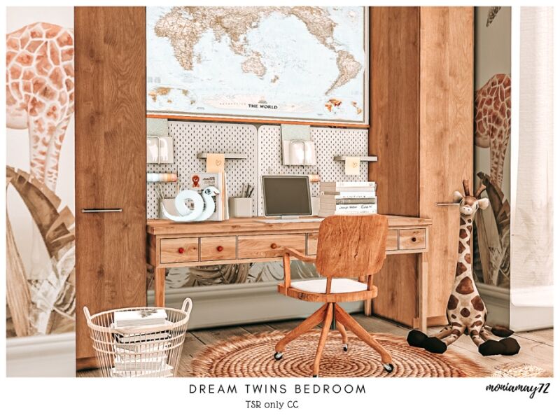 sims 4 cc dream twins bedroom 4