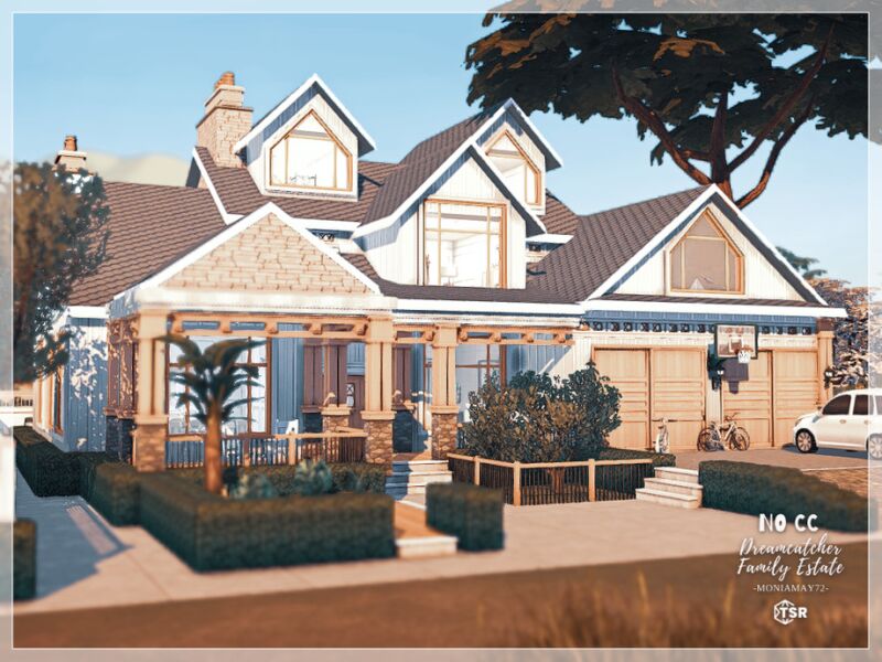 sims 4 cc dreamcatcher family estate no cc lot by moniamay72 5