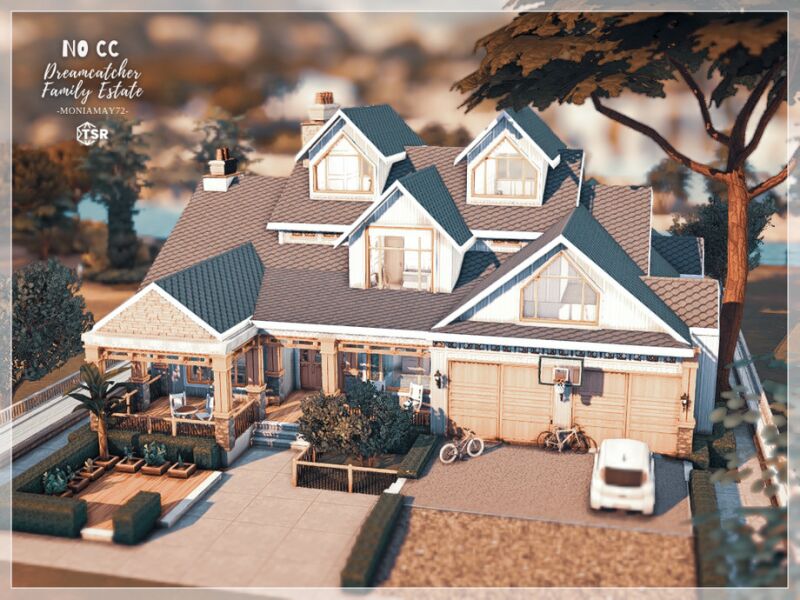 sims 4 cc dreamcatcher family estate no cc lot by moniamay72 6