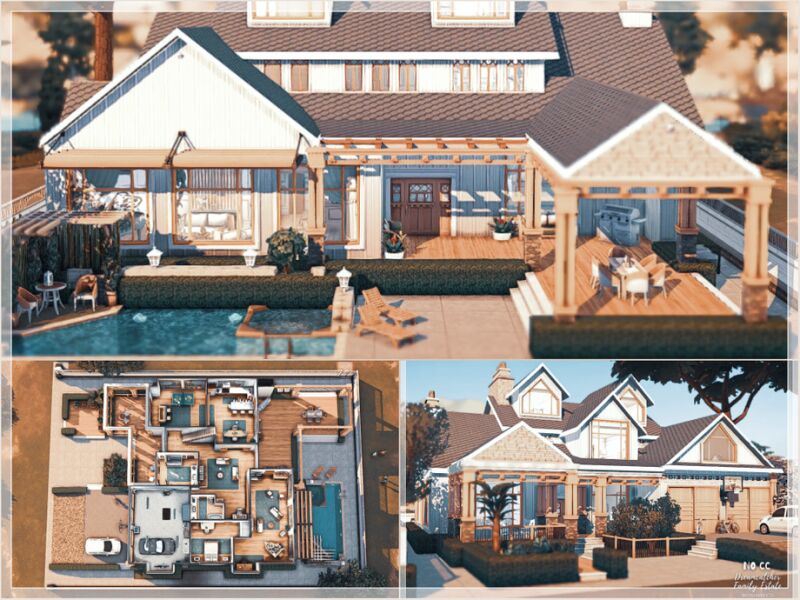 sims 4 cc dreamcatcher family estate no cc lot by moniamay72 7