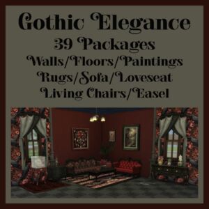 Discover the Gothic Elegance Collection for Sims 4! Sims 4 CC