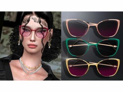 Elegant Glasses for Adults Sims 4 CC