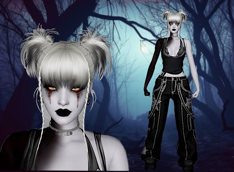 Emili Jett Halloween Sims 4 CC