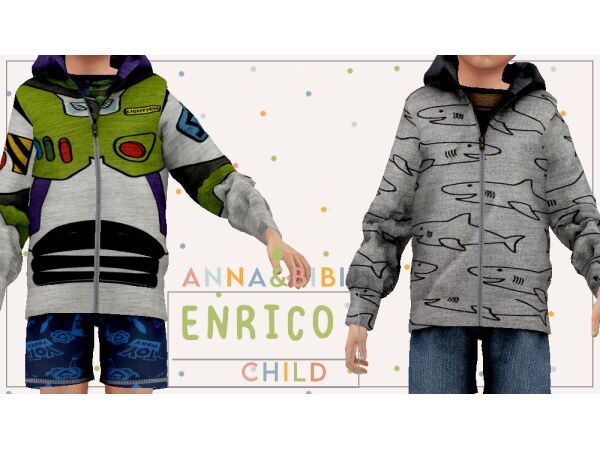 Enrico_Child | Anna & Bibi Sims 4 CC