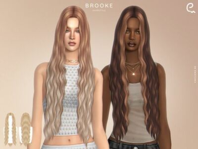 Brooke Hairstyle for The Sims 4 Sims 4 CC