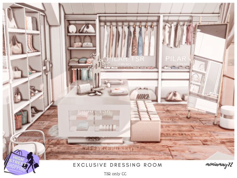 sims 4 cc exclusive dressing room 2