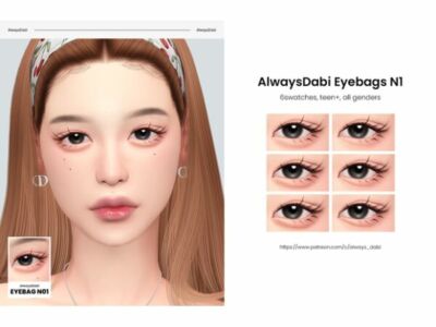 Stylish Eyebags for All Genders Sims 4 CC