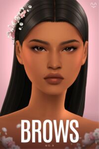 Eyebrow Set NO9 by TwistedCat Sims 4 CC