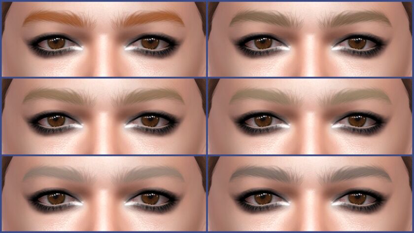 sims 4 cc eyebrows 85 updated 4