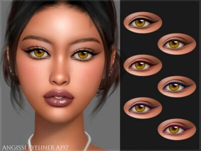 Eyeliner A197 by Angissi Sims 4 CC