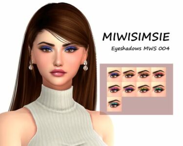 Eyeshadows MWS 004 By Miwisimsie Sims 4 CC