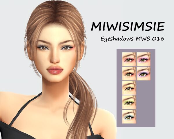 Eyeshadows MWS 016 By Miwisimsie Sims 4 CC