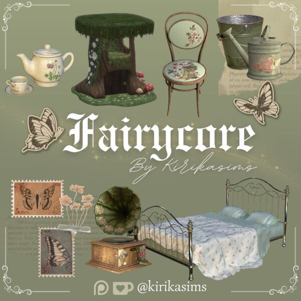 Enchanting Fairycore Set by Kirikasims Sims 4 CC