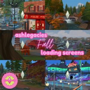 Autumn Vibes: Download Fall Loading Screens Sims 4 CC