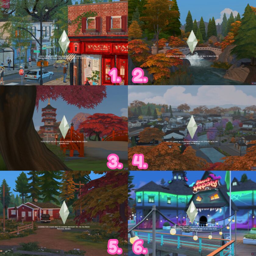 sims 4 cc fall loading screens 2