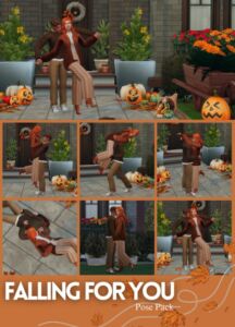 Falling For YOU Poses Sims 4 CC