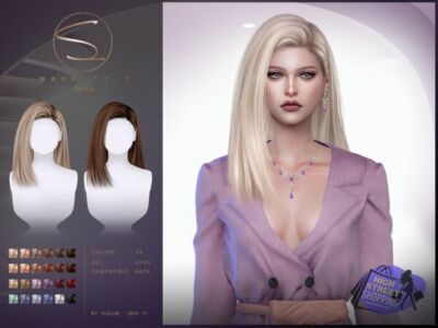 Fashionable Short Hair 041124 Sims 4 CC